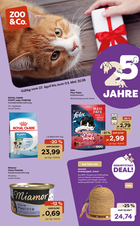 Entdecke unsere XL-Wochenaktion vom 27.04.-03.05.2026!